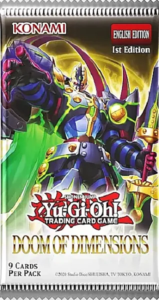 YU-GI-OH! DOOM OF DIMENSIONS BOOSTER PACK - EN